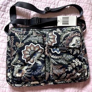 Vera Bradley Utility Small Crossbody Java Navy Camo 28005-11940